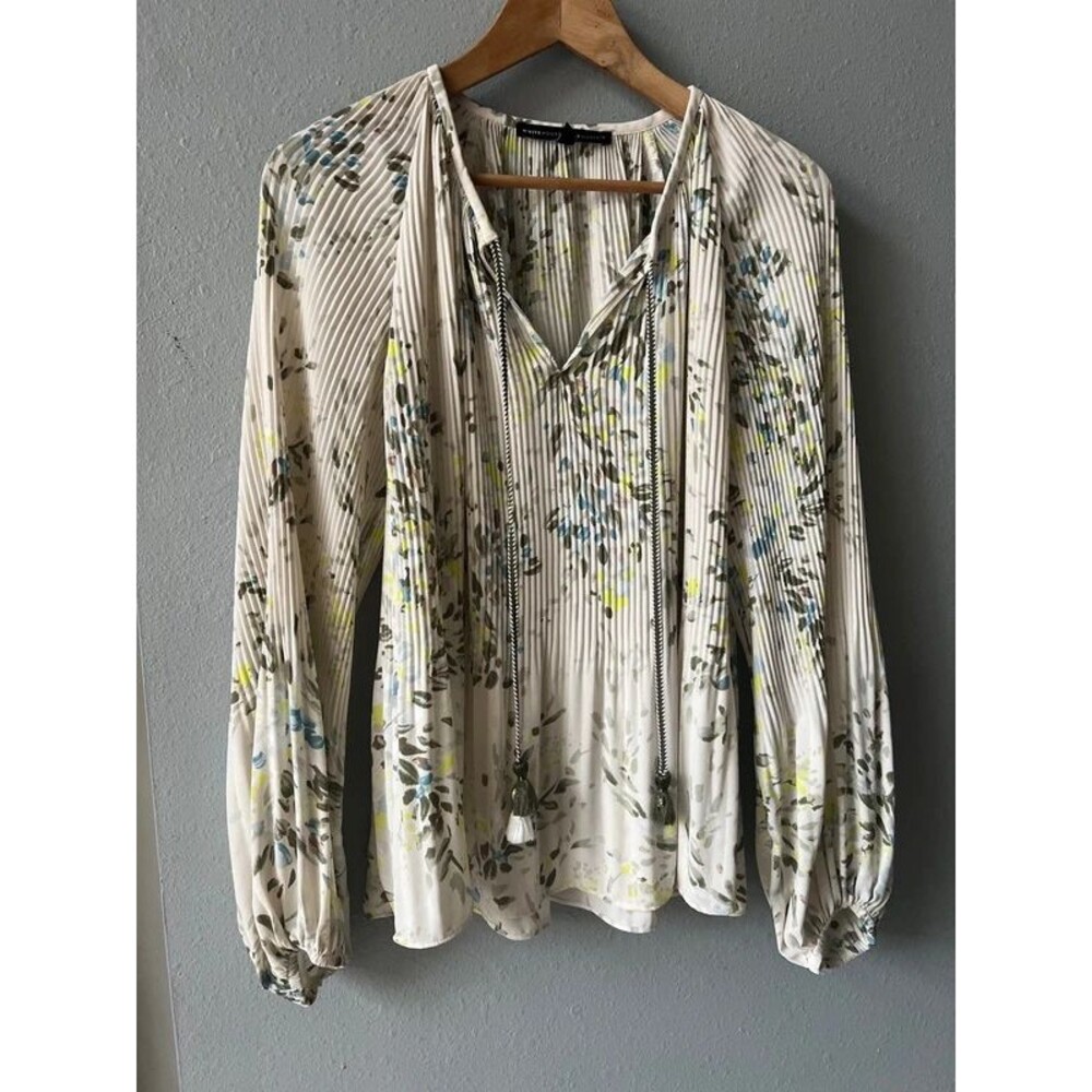 WHBM Pleated Top